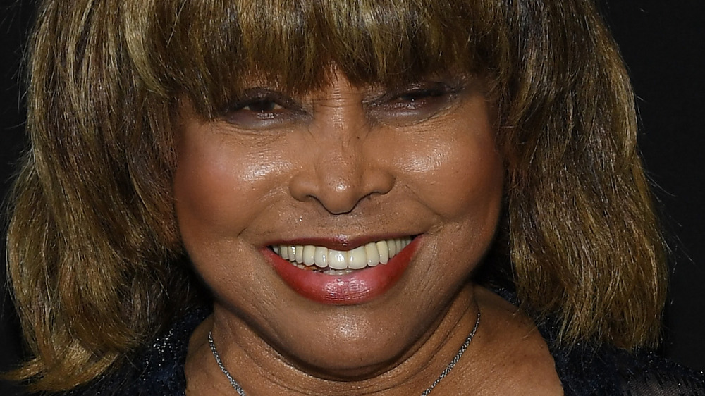 Tina Turner smiling