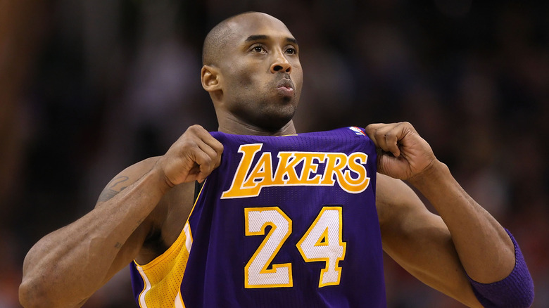 Kobe Bryant during Lakers game