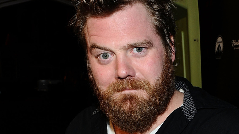 Ryan Dunn looking at the camera