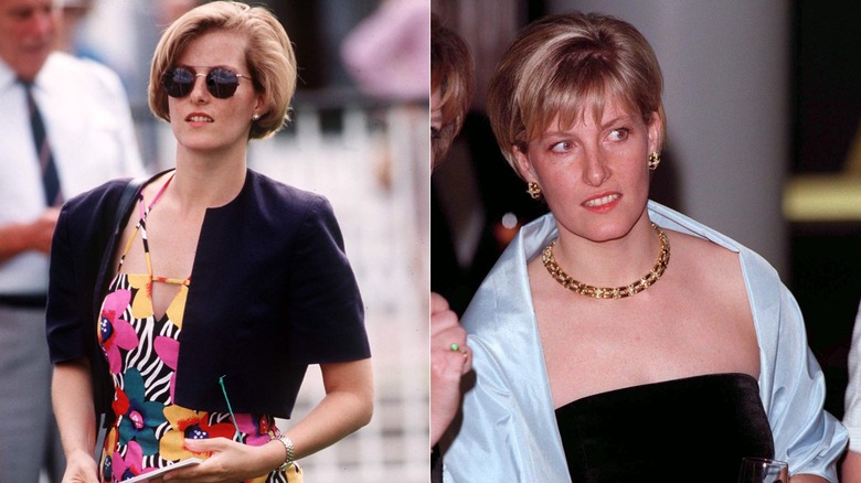Sophie Rhys Jones at a charity event in 1995