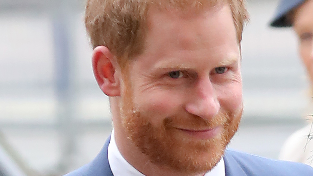 Prince Harry smiling