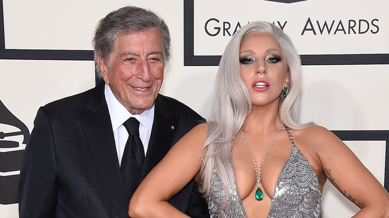 Tony Bennett and Lady Gaga at Grammy Awards