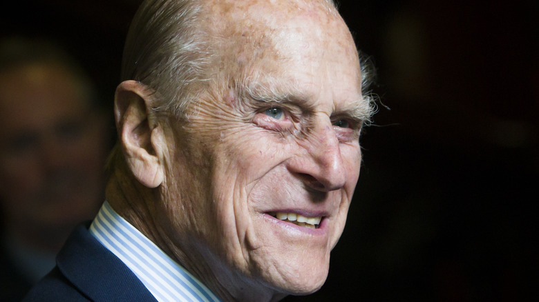 Prince Philip smiles for the camera
