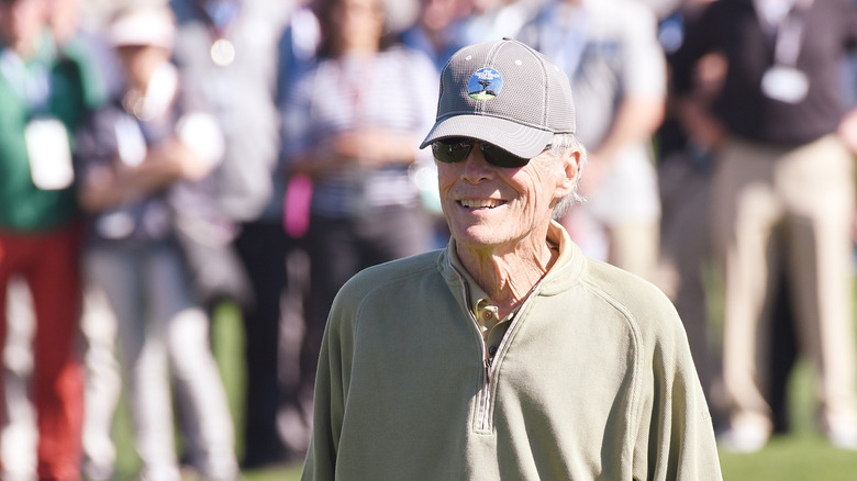 Clint Eastwood at golf tournament