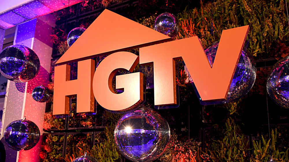 HGTV logo with orange letters