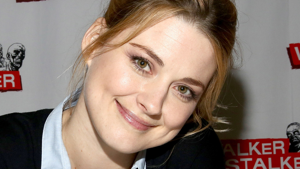 Alexandra Breckenridge smiling