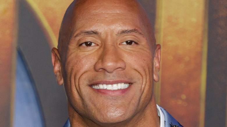 Dwayne Johnson on the red carpet