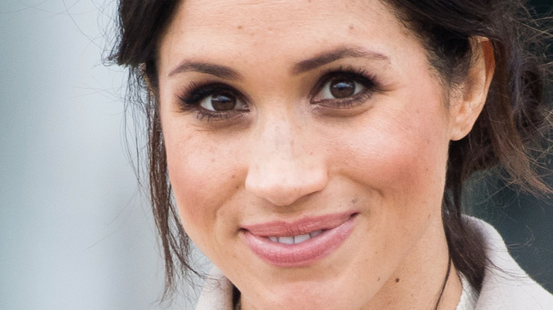 Meghan Markle smiling