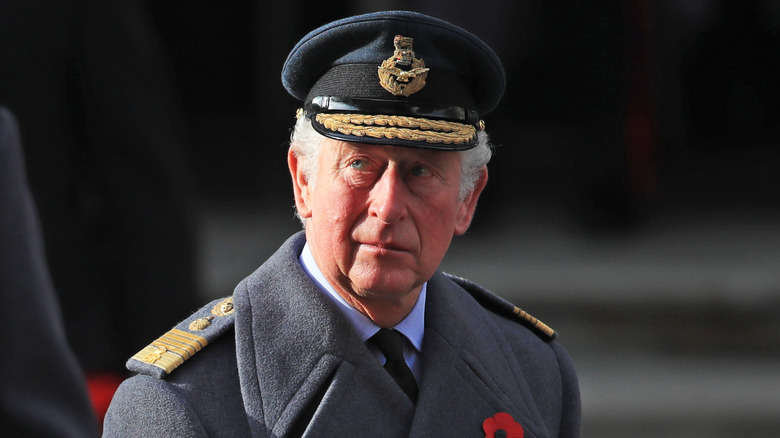 King Charles in uniform