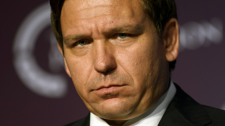 Ron DeSantis not looking happy