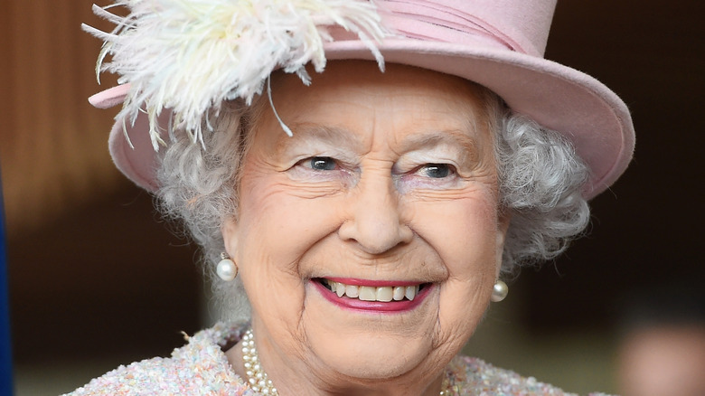 Queen Elizabeth smiling