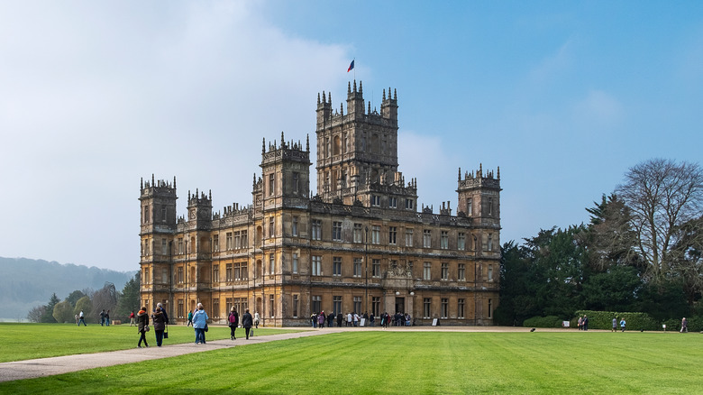 Highclere Castle, the filming location for Downton Abbey