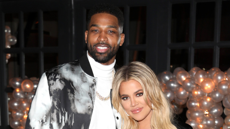 Tristan Thompson and Khloe Kardashian snuggle up