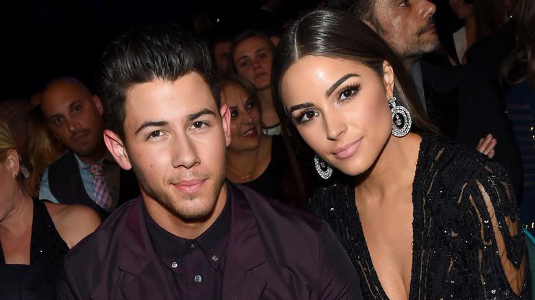 Nick Jonas and Olivia Culpo at Billboard Music Awards