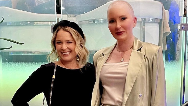 Joanna Teplin and Clea Shearer posing at event