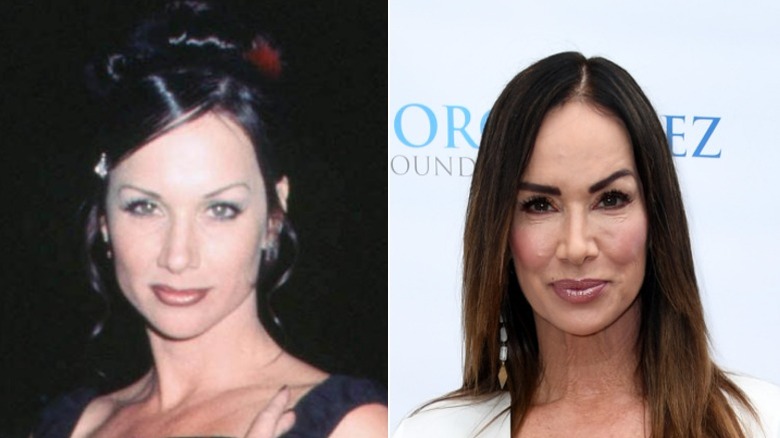 Split image of Debbe Dunning from 1999 and Debbe Dunning from 2023