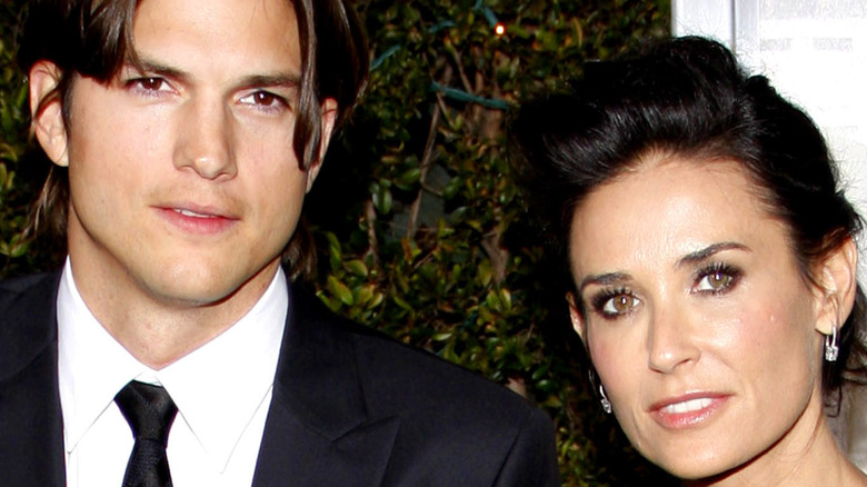 Ashton Kutcher and Demi Moore on Red carpet