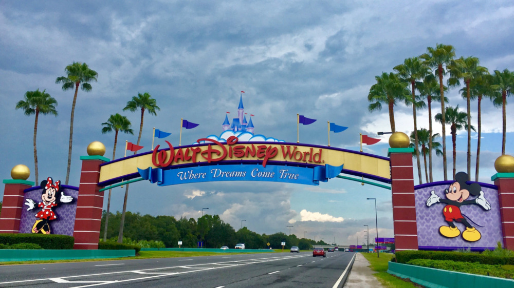 Disney World entrance in Florida