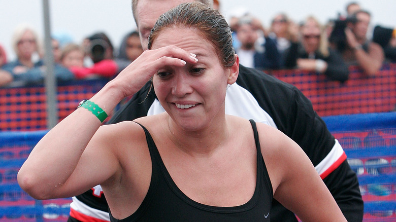Jennifer Lopez at the Malibu triathlon