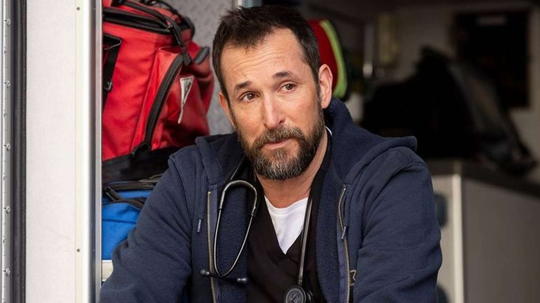 Noah Wyle acting on The Pitt