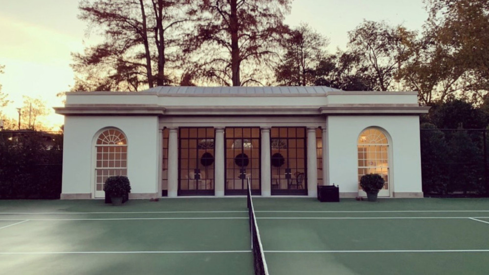 White House tennis pavilion