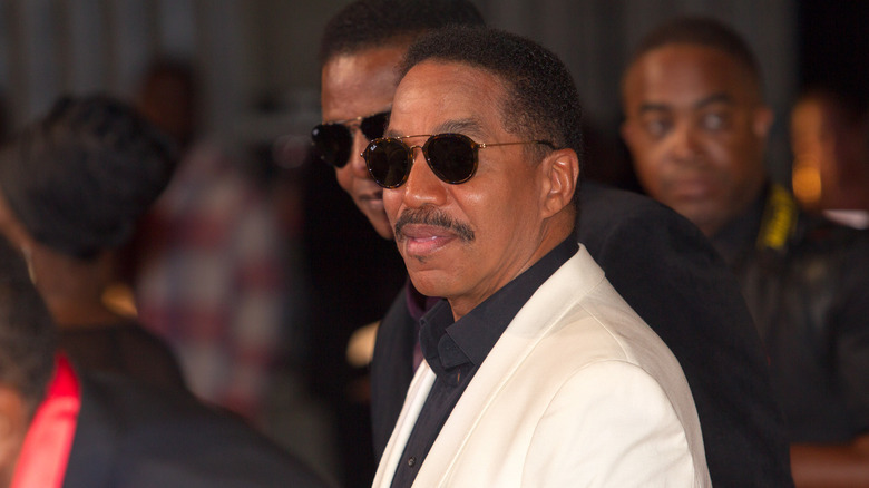 Marlon Jackson smiling