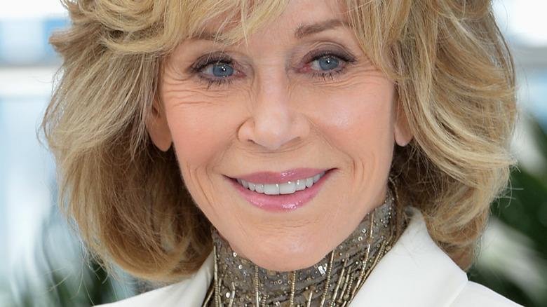 Jane Fonda in shag haircut