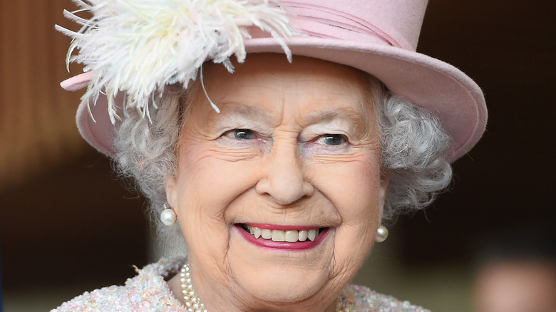 Queen Elizabeth smiling