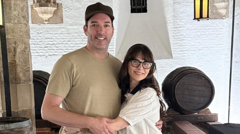 Jonathan Scott and Zooey Deschanel via Instagram in 2025