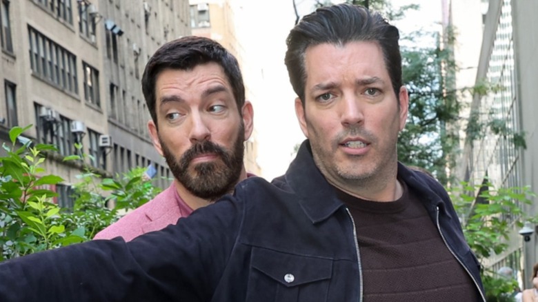Drew and Jonathan Scott photographed in New York in 2025