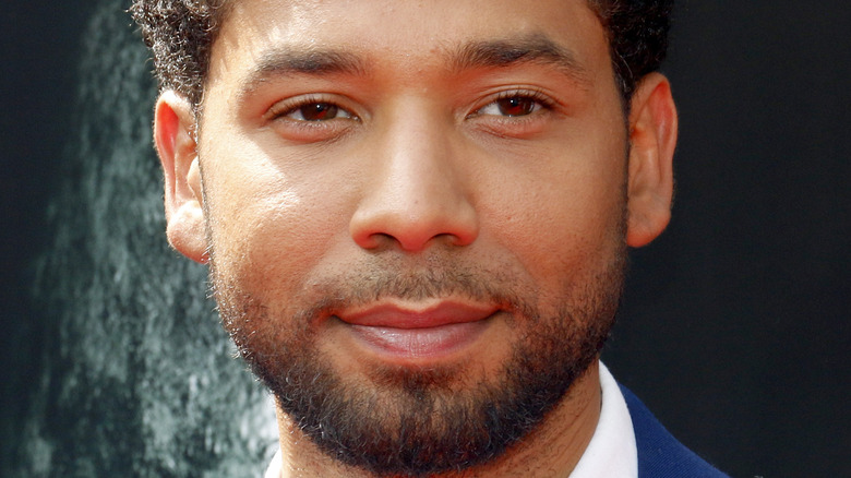 Jussie Smollett on the red carpet 