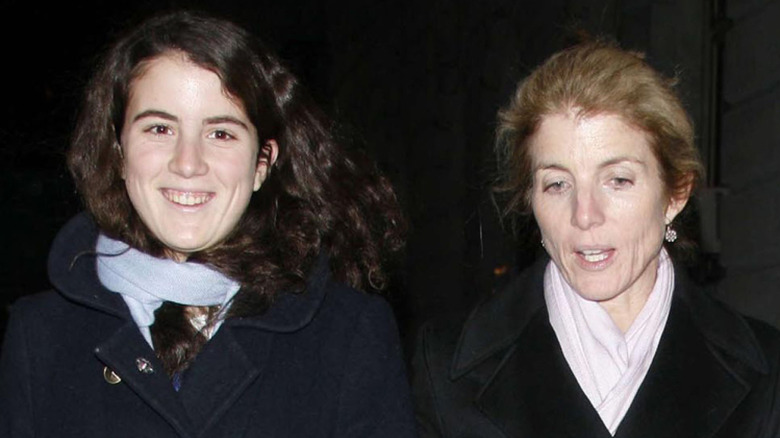 Tatiana Schlossberg and Caroline Kennedy