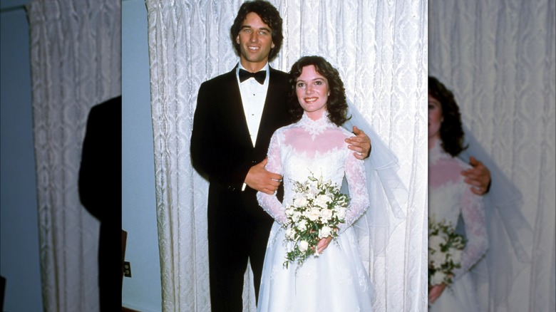 (l-r): Robert F. Kennedy, Jr. and Emily Ruth Black smiling and posing on their wedding day.