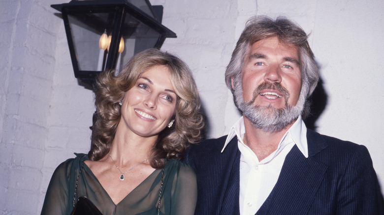 Kenny Rogers and Marianne Gordon at an event in 1980