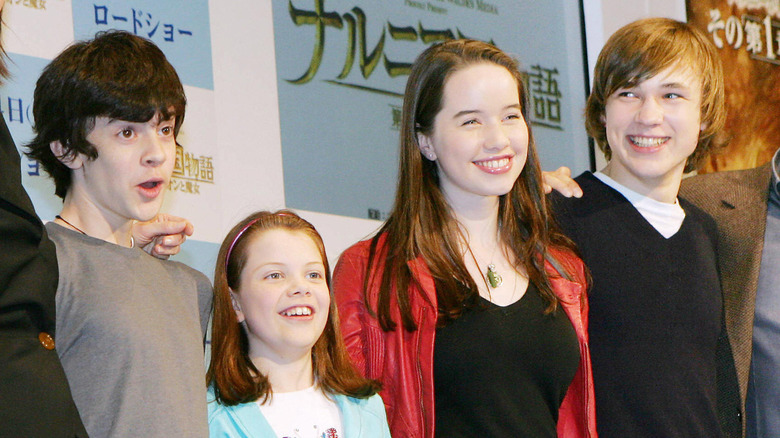 The kids from the Narnia movies, Skandar Keynes, Georgie Henley, Anna Popplewell, William Moseley