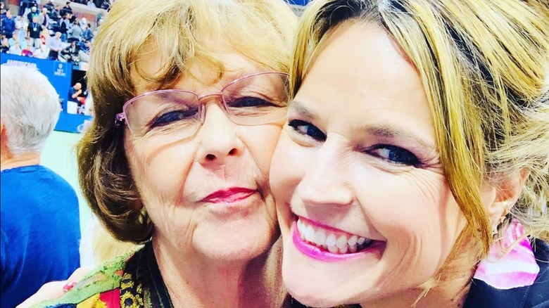 Savannah Guthrie and Nancy Guthrie smiling