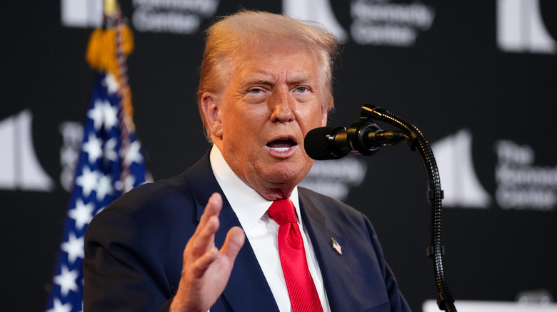 Donald Trump speaking