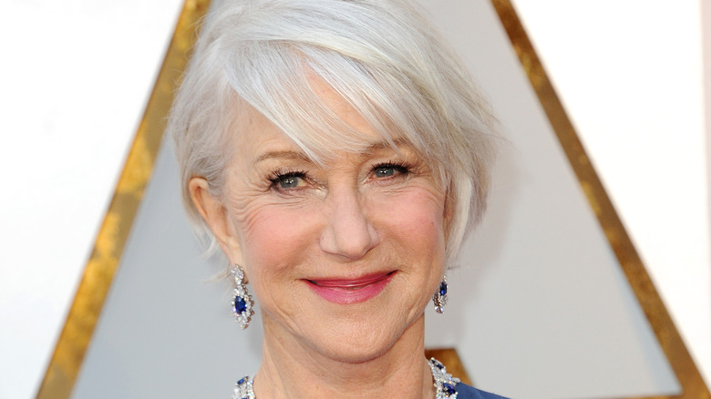 Helen Mirren smiling