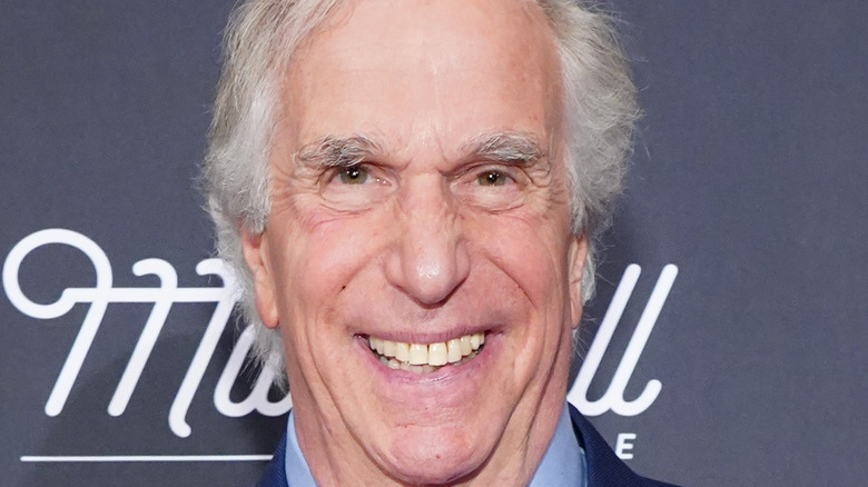 Henry Winkler smiling on the red carpet