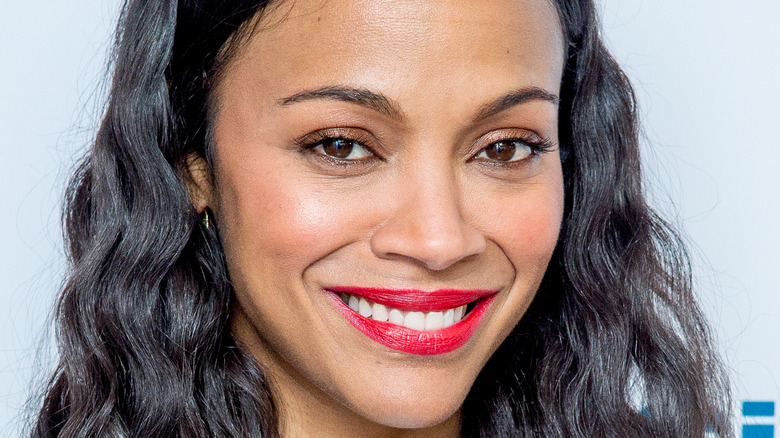 Zoe Saldana smiling 