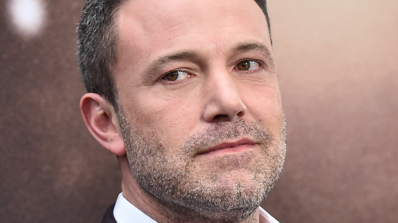 Ben Affleck slightly smiling