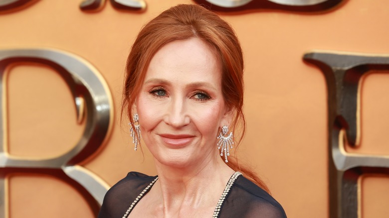 J.K. Rowling on the red carpet