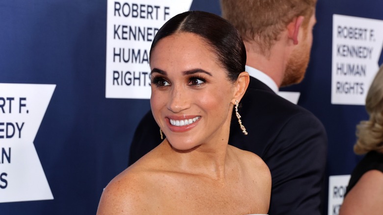Meghan Markle smiling