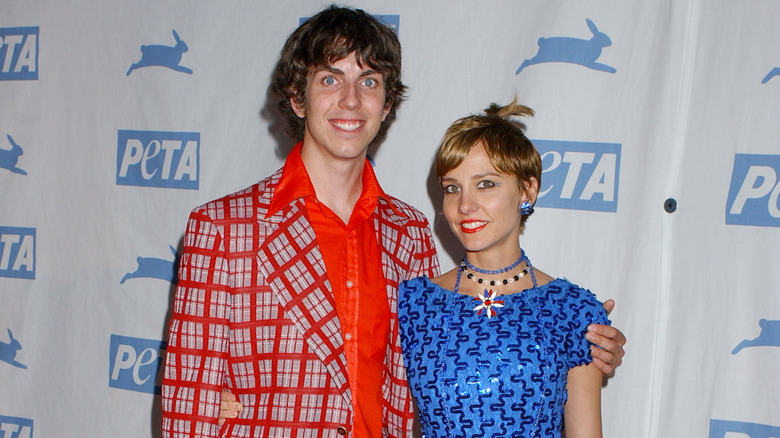 Taran Noah Smith and Heidi Van Pelt during PETA's 25th Anniversary Gala and Humanitarian Awards Show - Arrivals at Paramount Studios in Hollywood, California, United States.