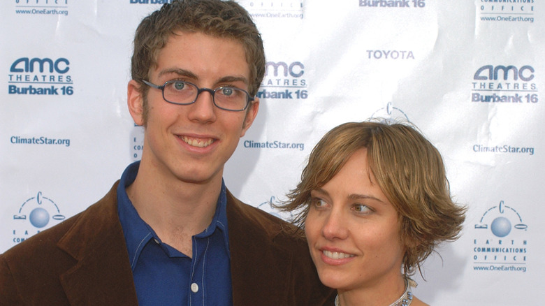 Taran Noah Smith and Heidi Van Pelt on a red carpet