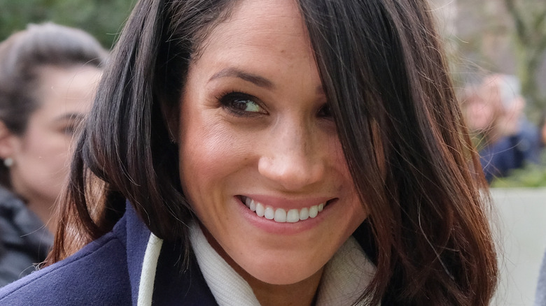 Meghan Markle smiling