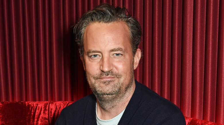 Matthew Perry smiling