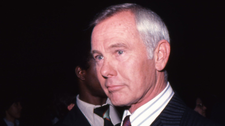 Close up of Johnny Carson