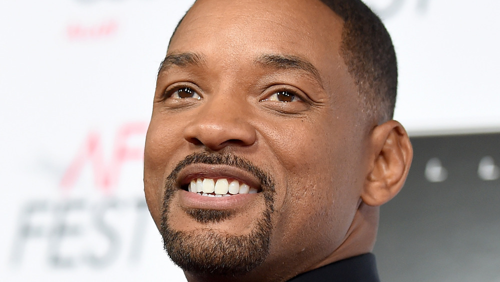 Will Smith smiling with facial hair