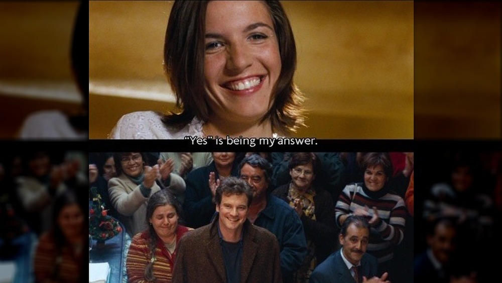 Love Actually scene